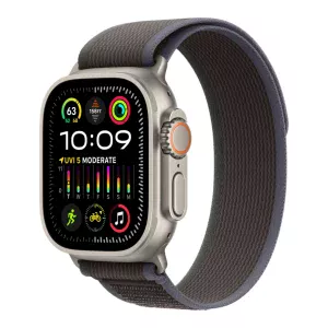 Apple Watch Ultra 49mm Natural Titanium Case Midnight Black Nike Sport Loop Second-Hand Foarte Bun