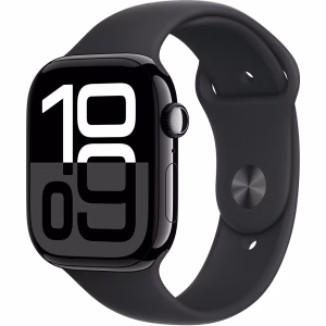 Apple Watch Seria 10 46mm Jet Black Case Midnight Sport Band Second-Hand Bun