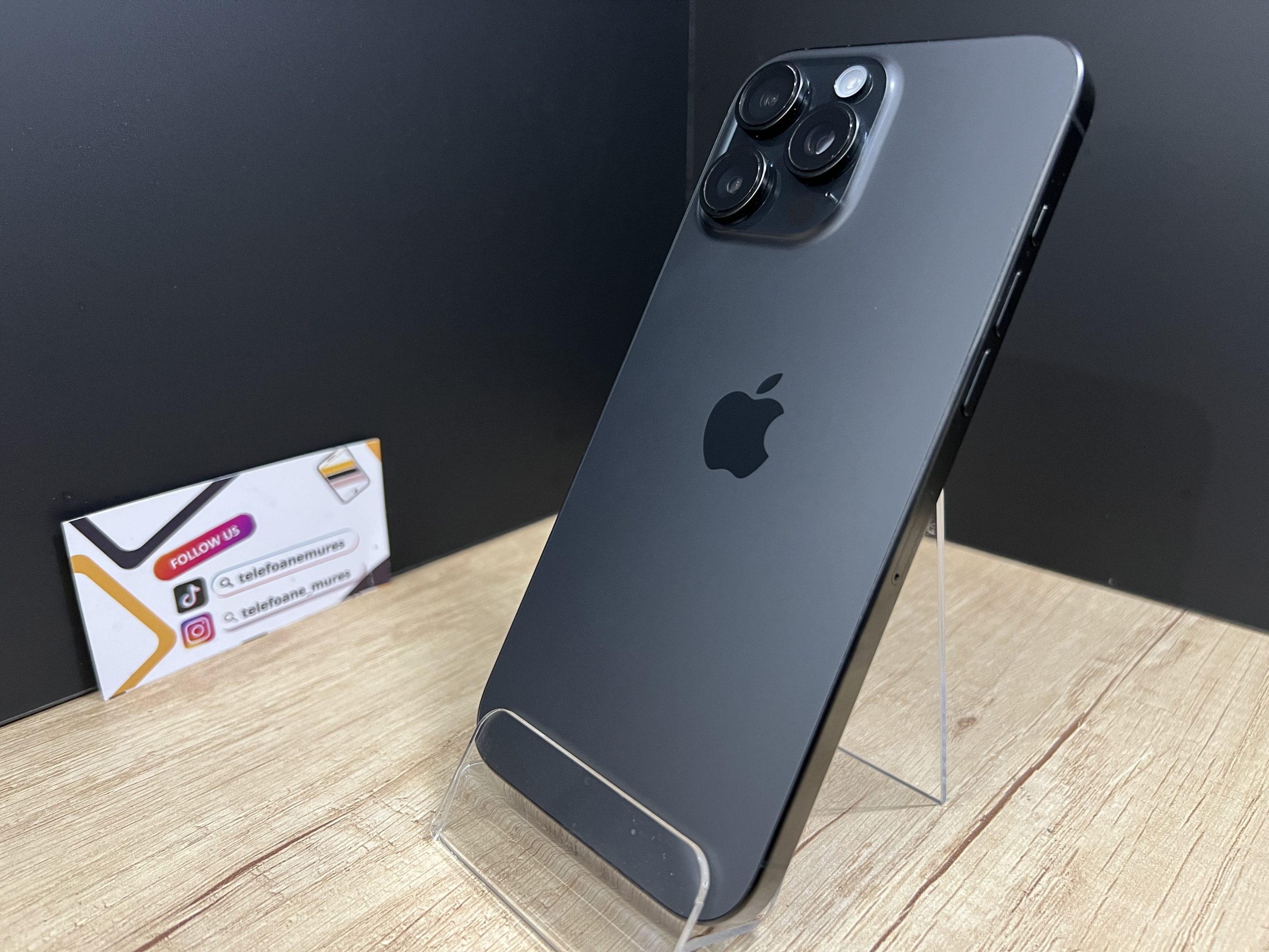 Iphone 16 Pro Max 256Gb Black Titanium Second-Hand Foarte Bun