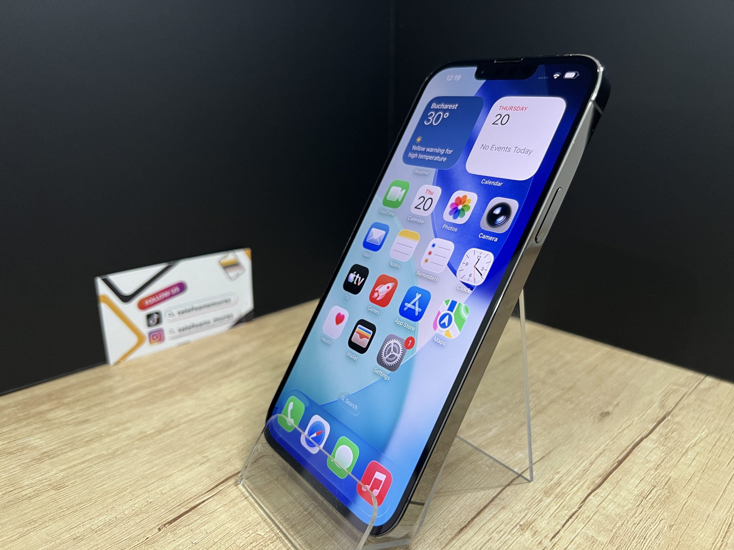 Iphone 13 Pro Max 128Gb Graphite Second-Hand Foarte Bun